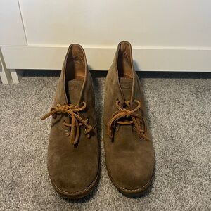Sperry Top Sider Suede Wedge Boots
